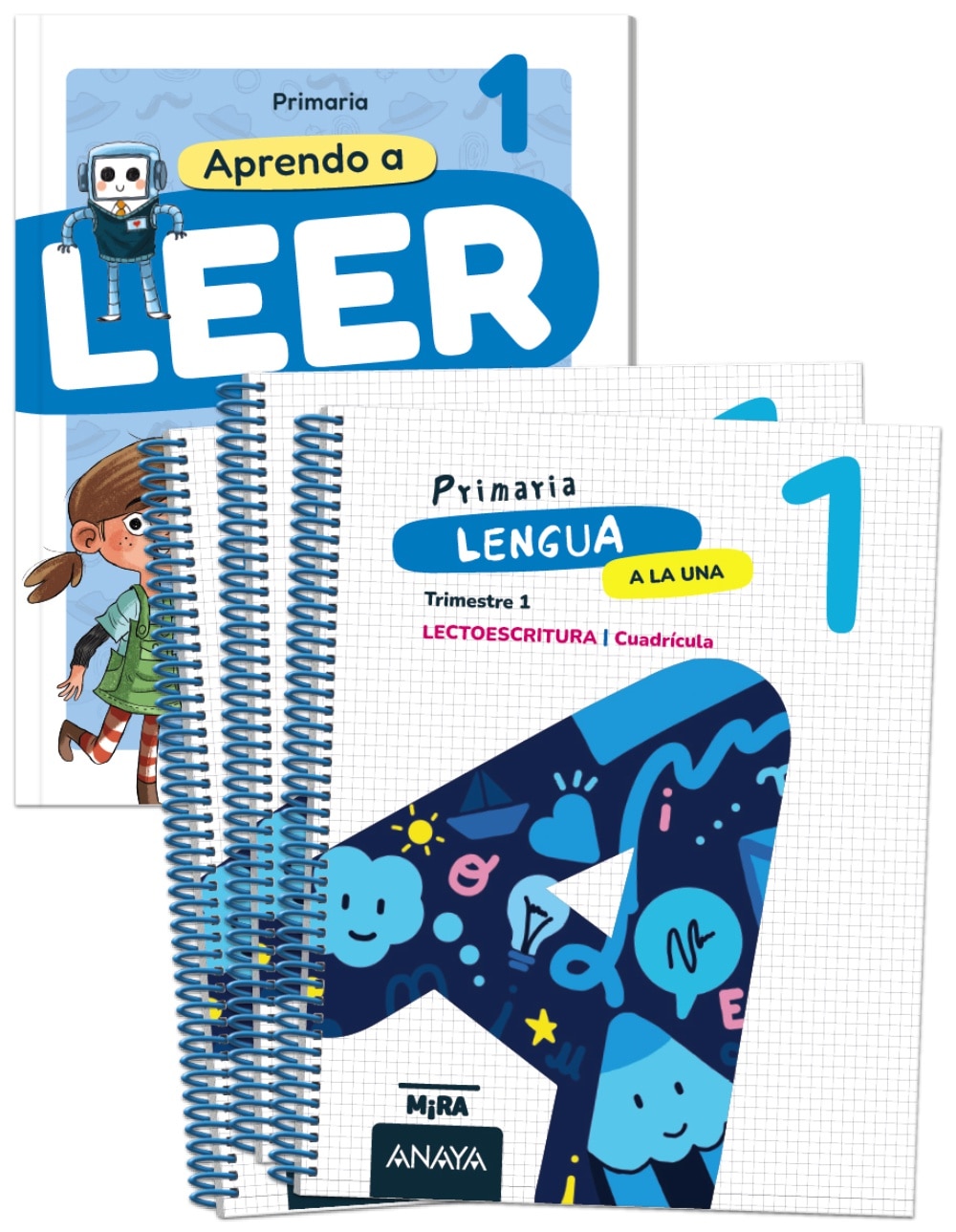 LENGUA 1. A LA UNA. CUADRÍCULA. + APREND