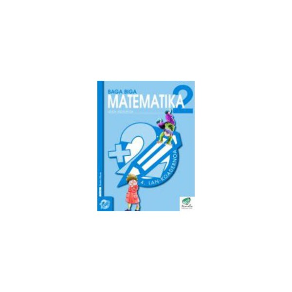 Portada de Txanela 2 - Matematika 2. Lan-koadernoa 4 (Tapa blanda).