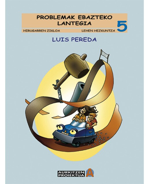 Portada de Problemak ebazteko lantegia LH 5 (Tapa blanda).