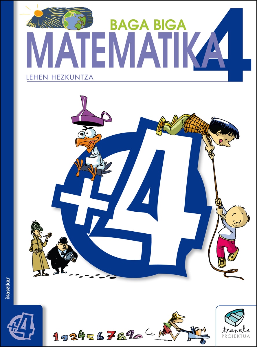 Portada de Txanela 4 - Matematika 4