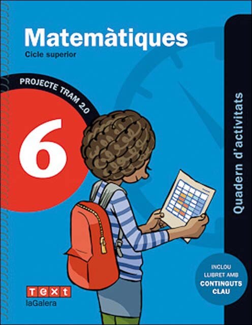 Portada de Tram 2.0. Quadern d'activitats Matemàtiques 6.