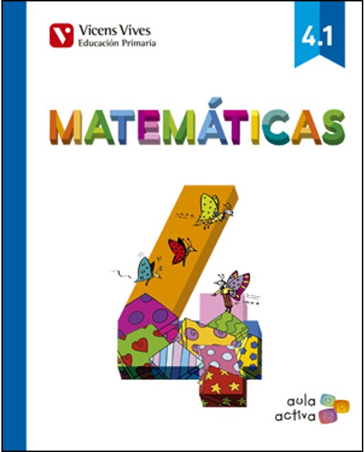 Matematicas 4 (4.1-4.2-4.3) Aula Activa  (Tapa blanda) 1