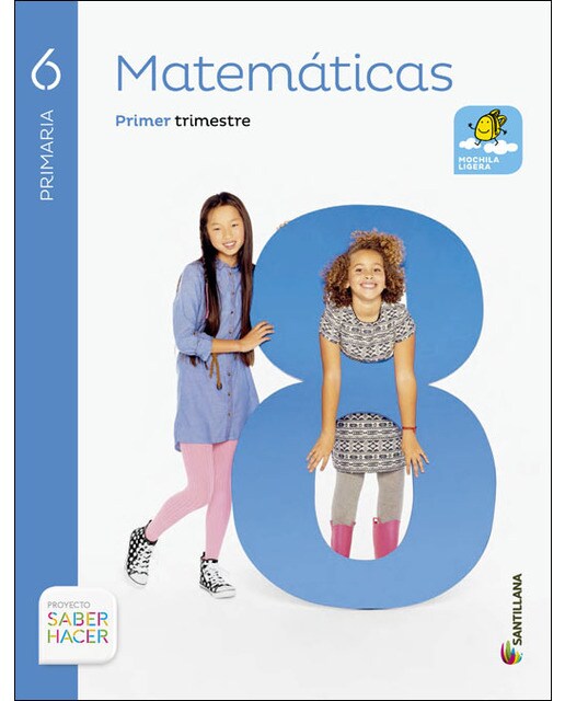 Portada de MATEMATICAS 6 PRIMARIA SABER HACER (Tapa blanda).
