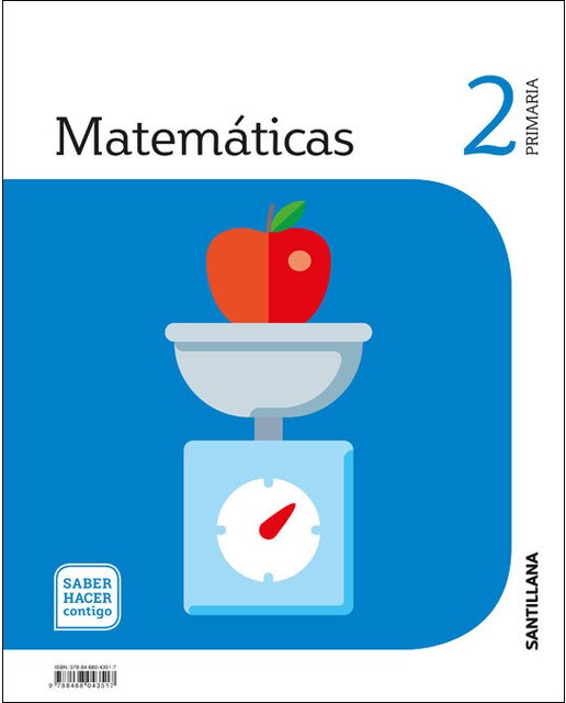 Portada de MATEMATICAS 2 PRIMARIA SABER HACER CONTIGO.