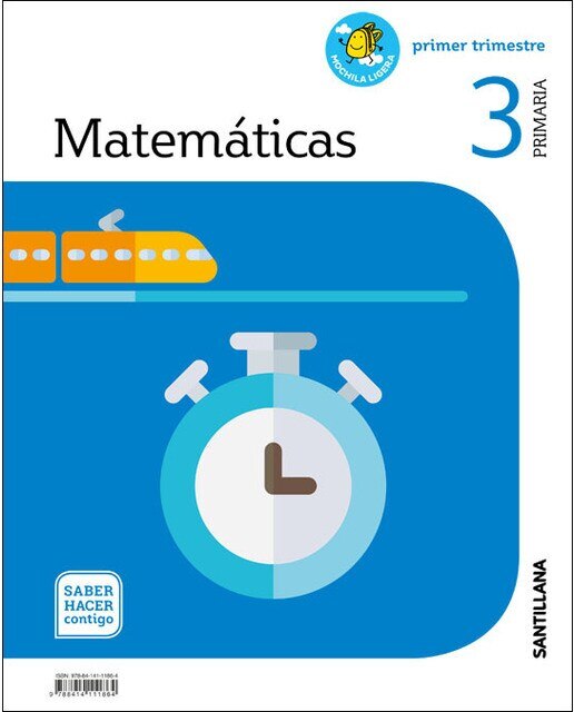 Portada de MATEMATICAS 3 PRIMARIA SABER HACER CONTIGO (Tapa blanda).