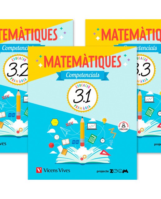 Portada de MATEMATIQUES COMPETENCIALS 3 TRIM (ZOOM) (Tapa blanda).