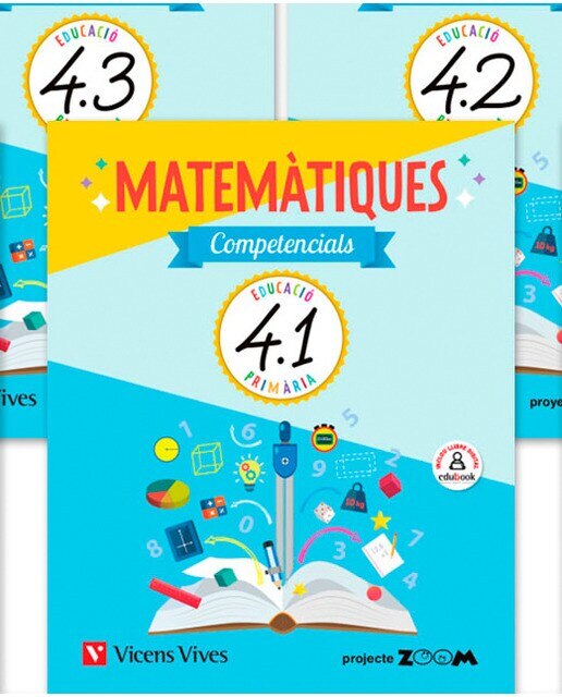 Portada de MATEMATIQUES COMPETENCIALS 4 TRIM (ZOOM) (Tapa blanda).