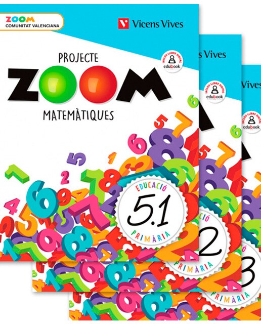MATEMATIQUES 5 VALENCIA (5.1-5.2-5.3) ZOOM  (Tapa blanda) 1