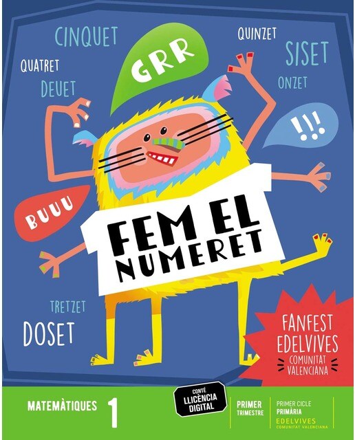 Portada de Projecte: FanFest. Matemàtiques 1. Trimestres.