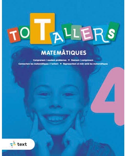 Portada de Tot Tallers. Matemàtiques 4.