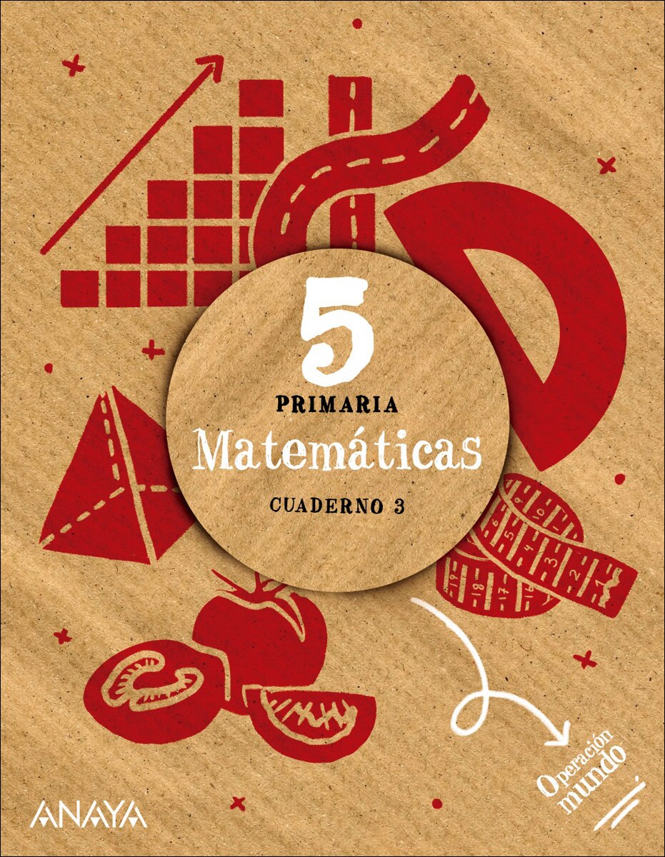 Portada de Matemáticas 5. Cuaderno 3. (Tapa blanda).