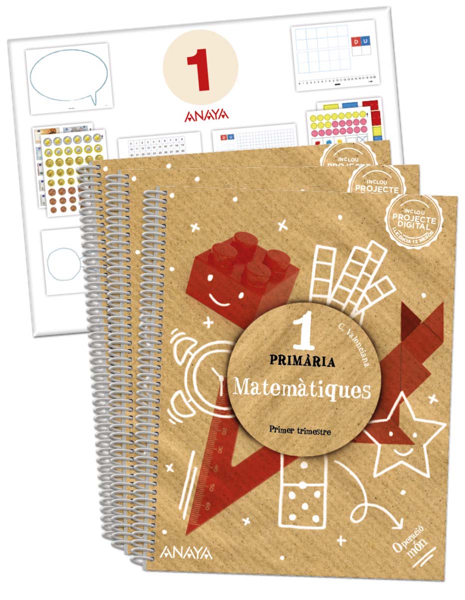 MATEMÀTIQUES 1. (INCLUYE MATERIAL MANIPULATIVO) 1