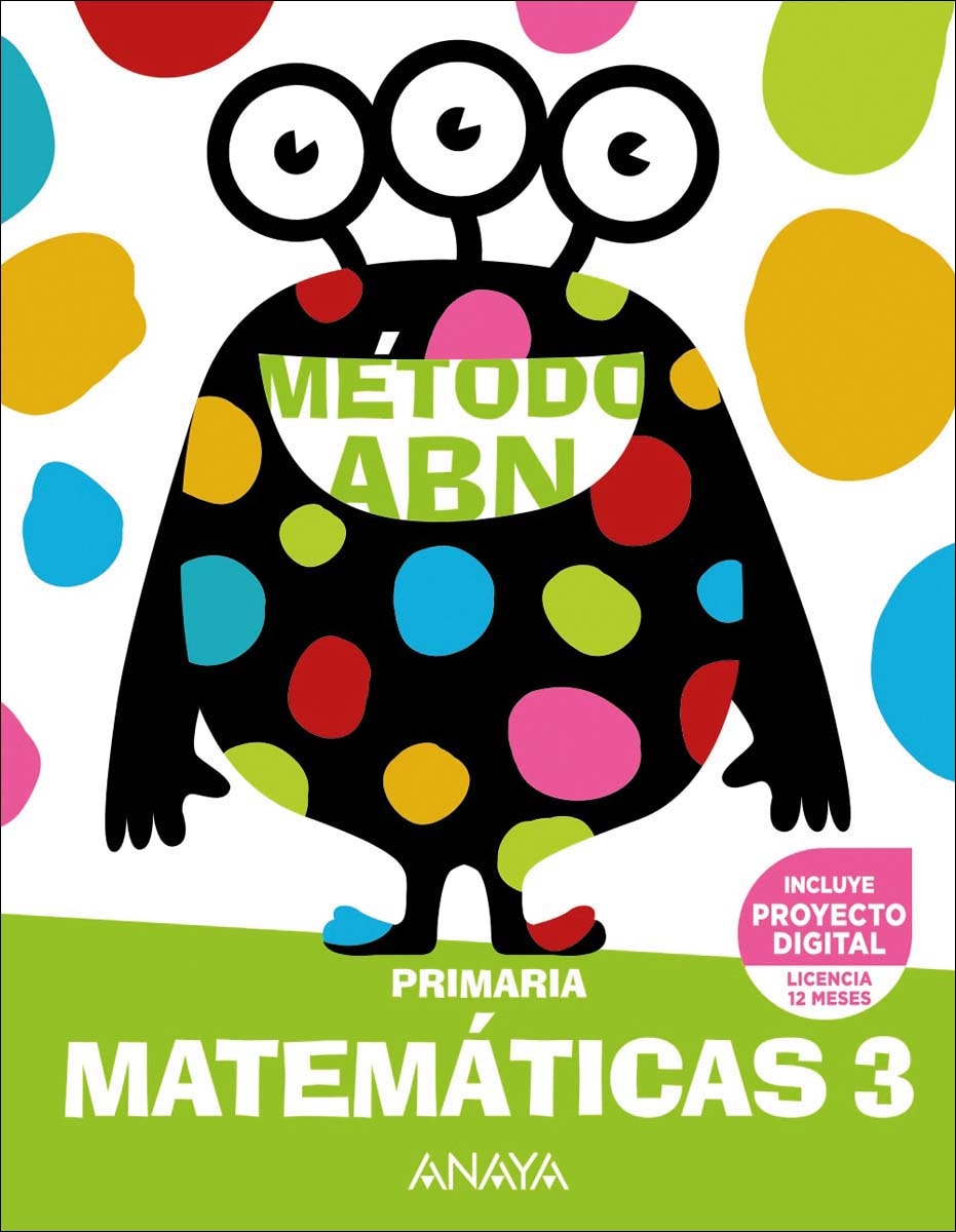 Portada de Matemáticas ABN 3.