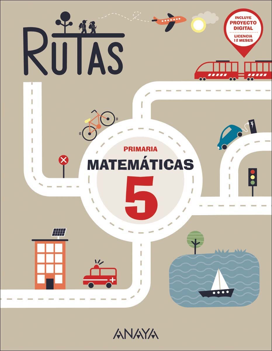 Matemáticas 5. RUTAS. (Tapa blanda) 1