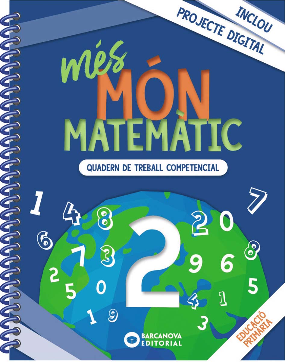 Imagen 0 de més Món matemàtic 2: Quaderns de treball de Competències bàsiques