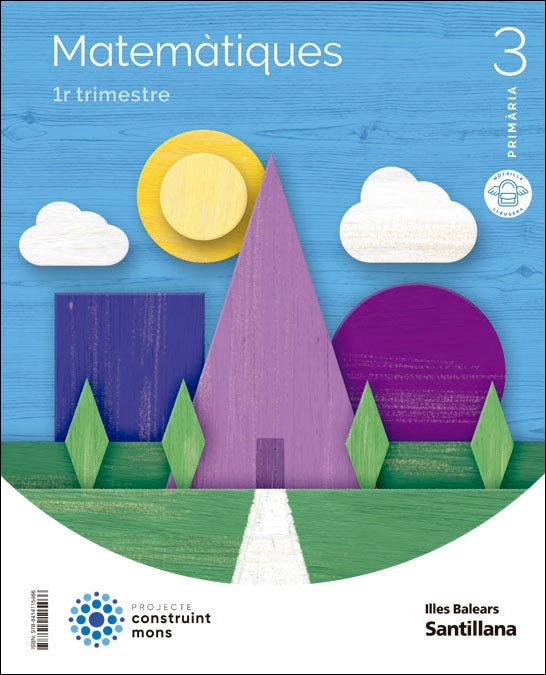 Portada de MATEMATIQUES 3 PRIMARIA CONSTRUINT MONS (Tapa blanda).