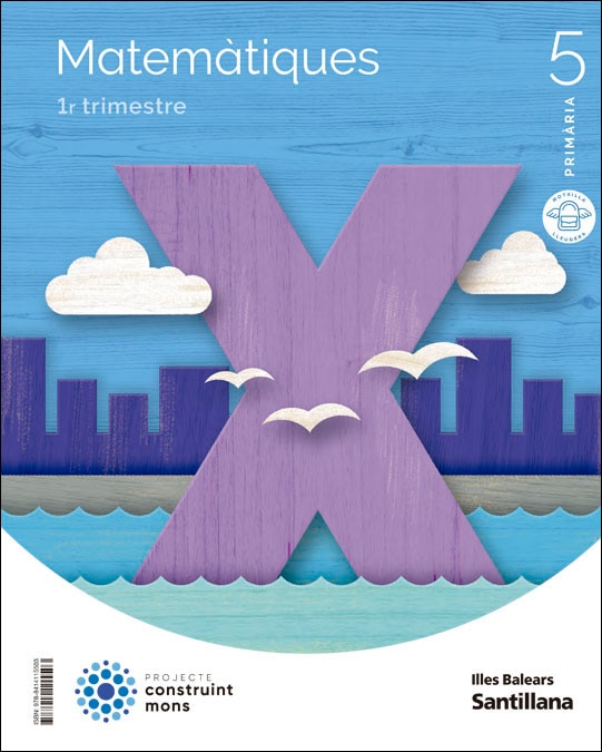 Portada de MATEMATIQUES 5 PRIMARIA CONSTRUINT MONS.