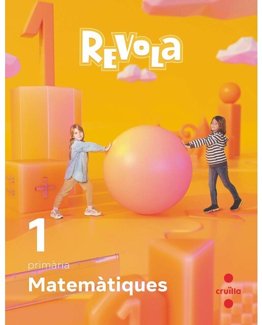 Portada de Matemàtiques. 1 Primària. Revola. Cruilla (Tapa blanda).