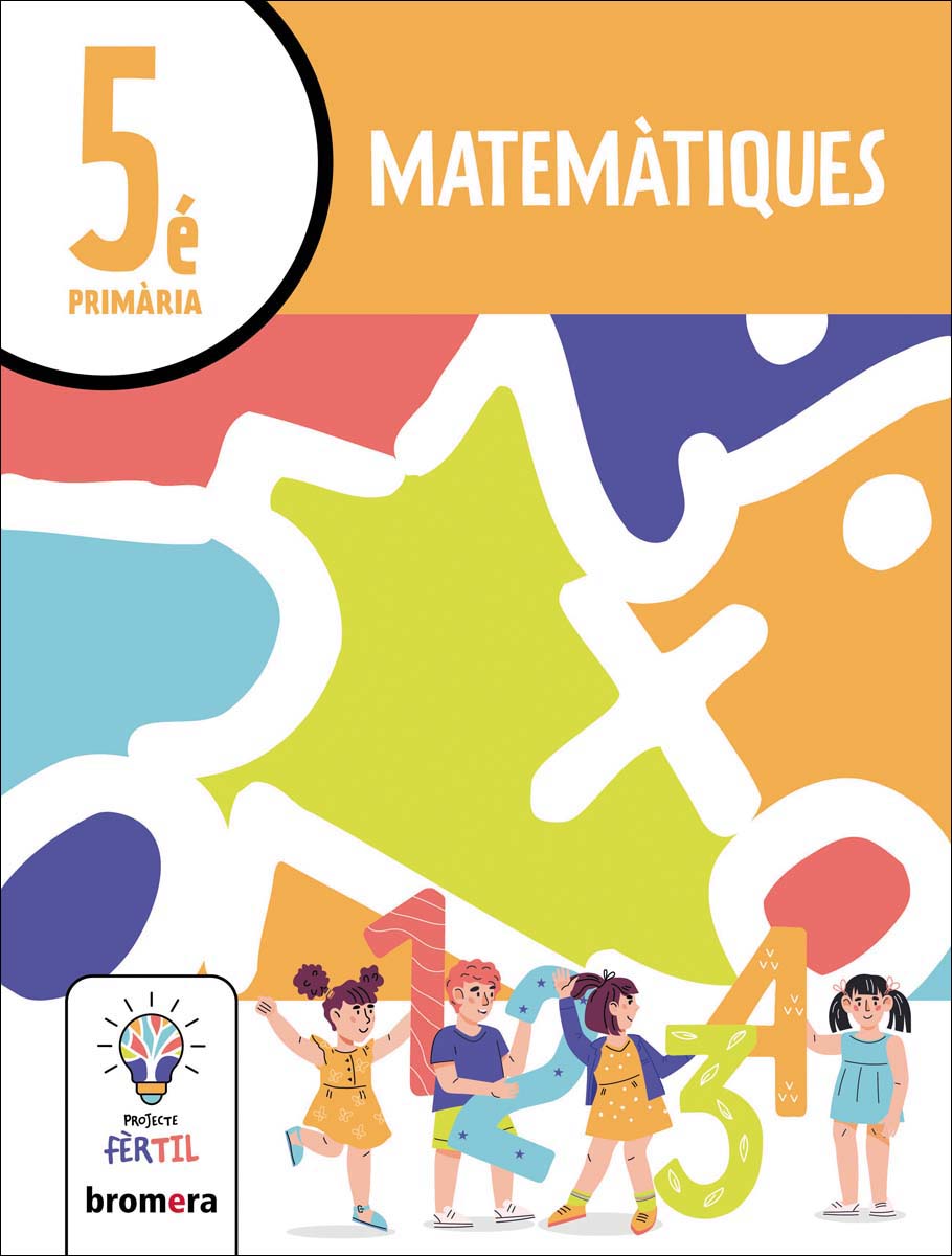 Portada de Matemàtiques 5. Projecte Fèrtil (Tapa blanda).