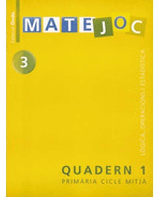 Imagen 0 de MATEJOC. 3 Quadern d'activitats 1
