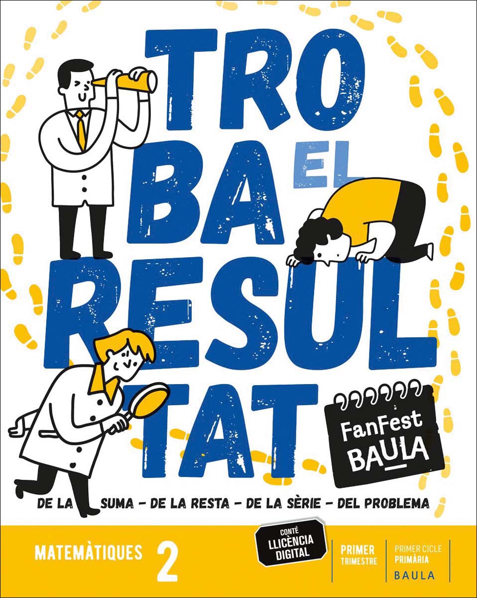 Portada de Matemàtiques 2n Primària LA Fanfest.