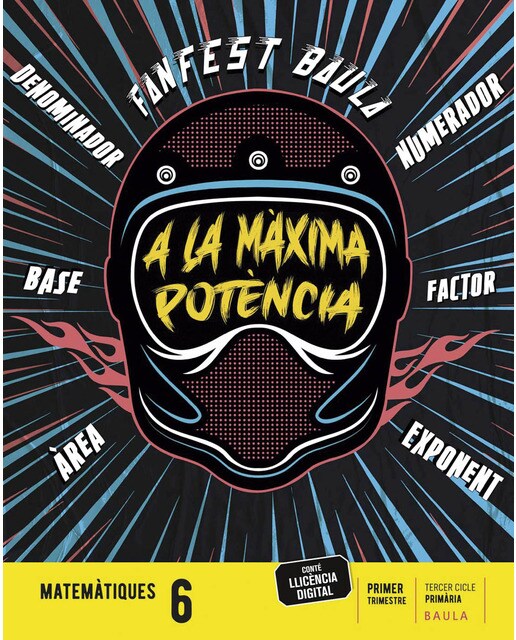 Portada de Matemàtiques 6è Primària LA Fanfest