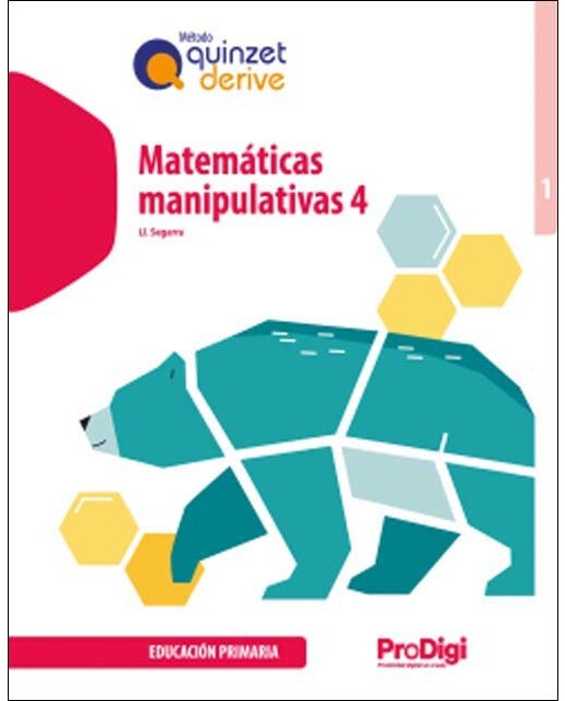 Portada de Matemáticas manipulativas 4 EP - Quinzet-Derive. ProDigi