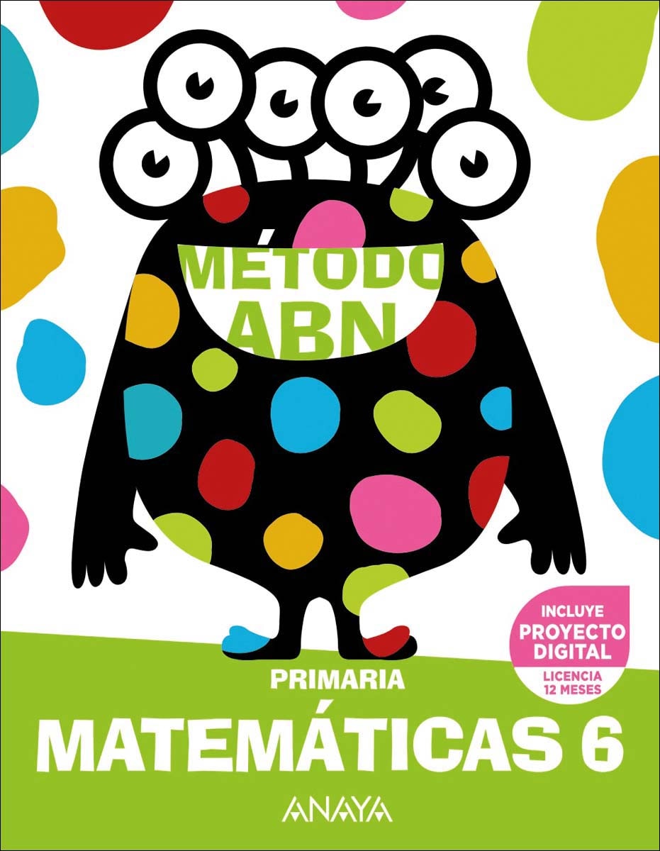 Imagen 0 de Matemáticas ABN 6 (Tapa blanda)