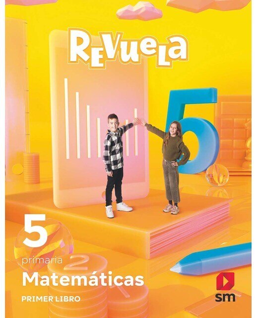 Matemáticas. Trimestres temáticos. 5 Primaria. Revuela (Tapa blanda) 1