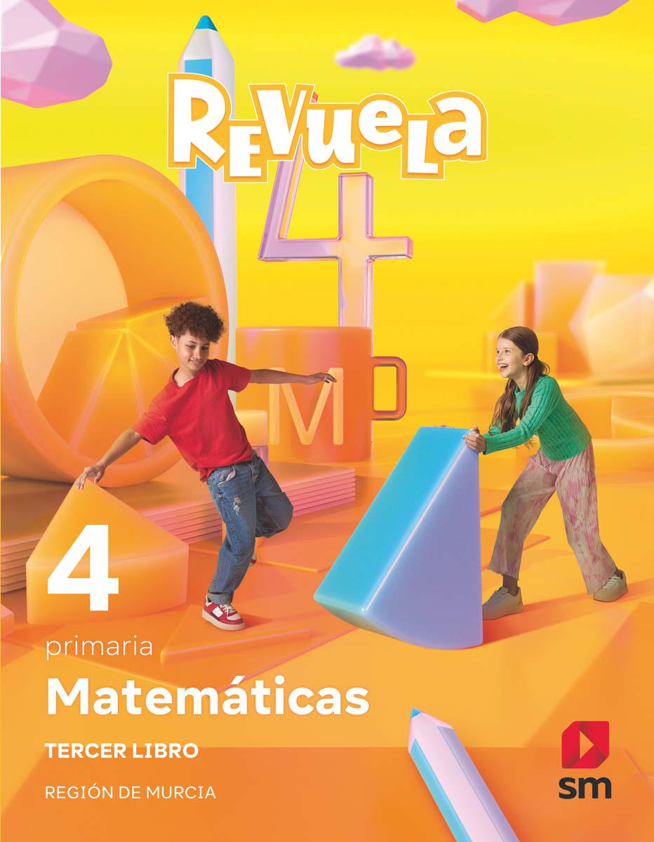 Matemáticas. Trimestres temáticos. 4 Primaria. Revuela. Región de Murcia (Tapa blanda) 1