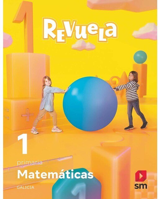 Matemáticas. 1 Primaria. Revuela. Galicia  (Tapa blanda) 1