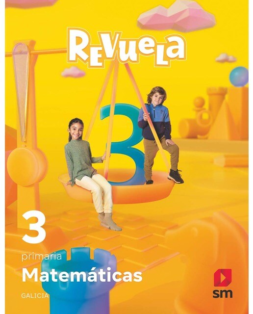 Matemáticas. 3 Primaria. Revuela. Galicia (Tapa blanda) 1