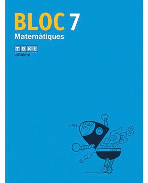 Portada de Bloc Matemàtiques 7 (Tapa blanda).