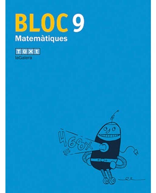 Portada de Bloc Matemàtiques 9 (Tapa blanda).