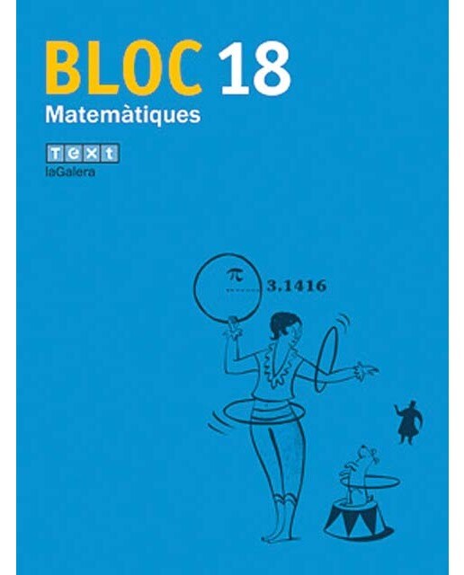 Portada de Bloc Matemàtiques 18 (Tapa blanda).