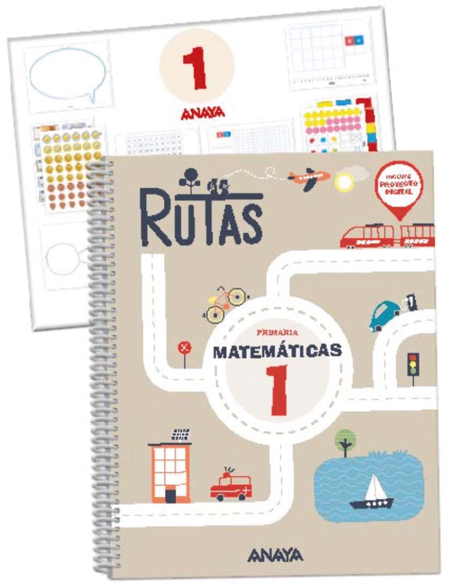 Imagen 1 de Matemáticas 1. RUTAS. (Incluye material manipulativo)  (Tapa blanda)