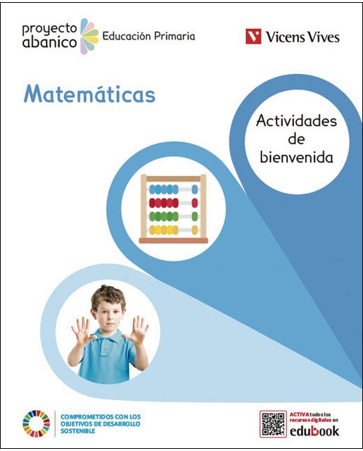 Portada de MATEMATICAS 1 TRIM+ACT BIENV (PROYECTO ABANICO) (Tapa blanda).