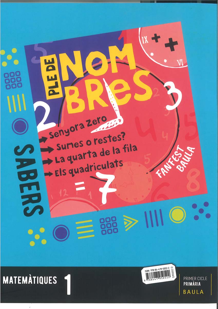 Llibre Sabers Matemàtiques 1r Primària Fanfest