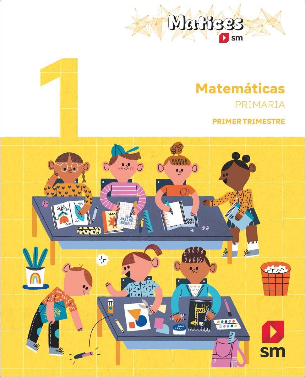 Imagen 0 de Matemáticas. 1 Primaria. Trimestres. Matices  (Tapa blanda)