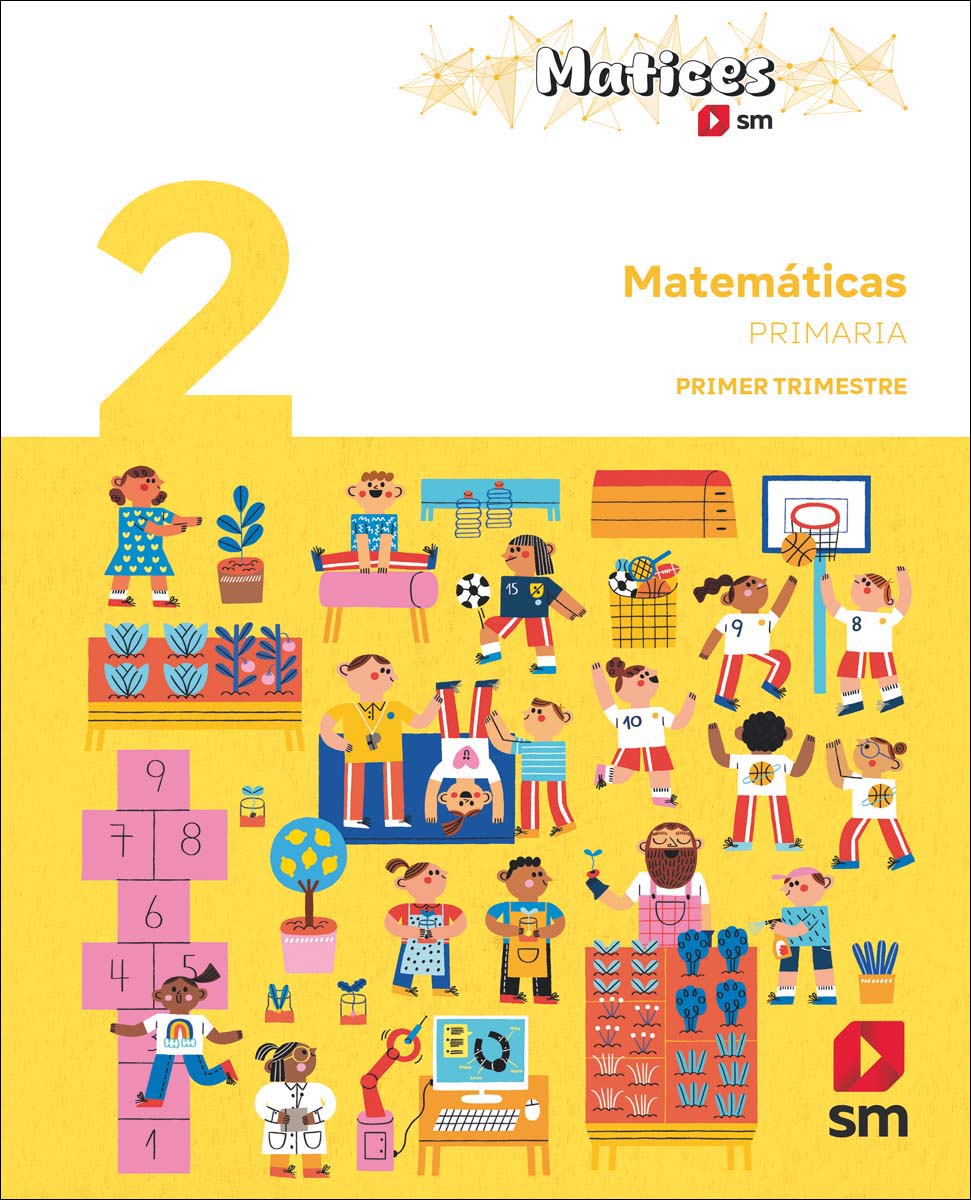 Imagen 0 de Matemáticas. 2 Primaria. Trimestres. Matices (Tapa blanda)