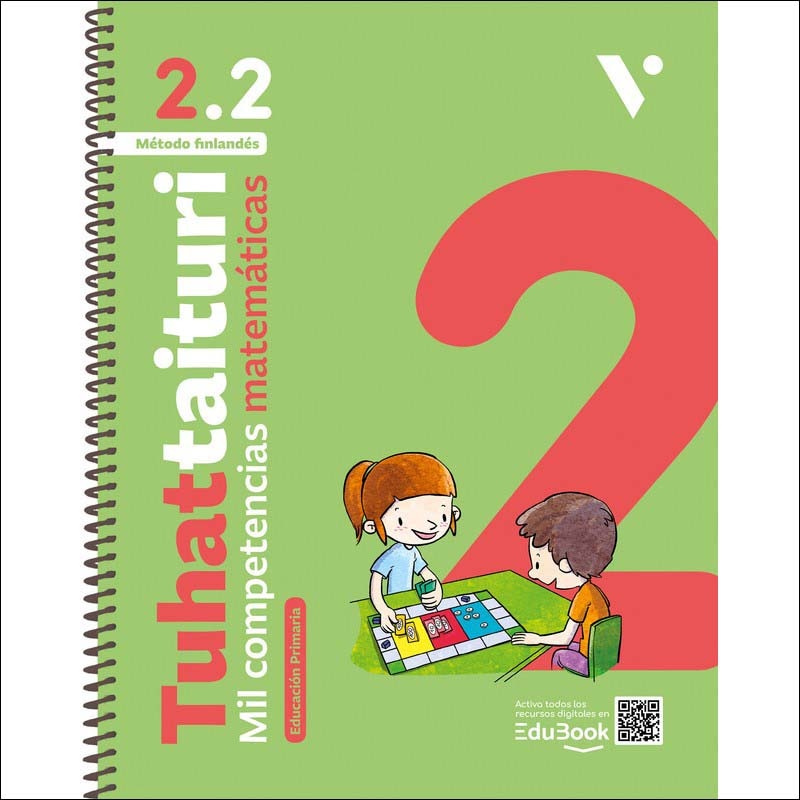Imagen 0 de Tuhattaituri 2.2 Matemáticas. Libro y fichas. Nueva Edición (Tapa blanda)