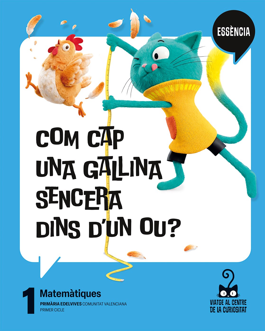 Portada de MATEMÀTIQUES 1R PRIMÀRIA. P. ESENCIAL CV (Tapa blanda).