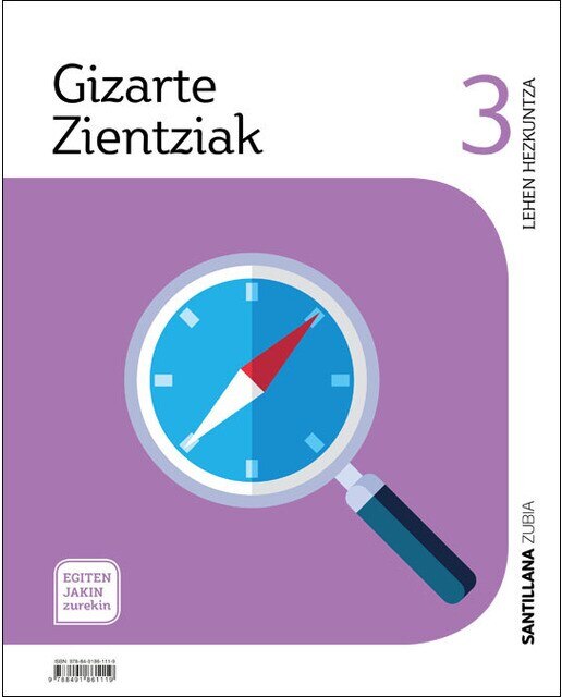 GIZARTE ZIENTZIAK 3 LEH EGITEN JAKIN ZUREKIN (Tapa blanda) 1