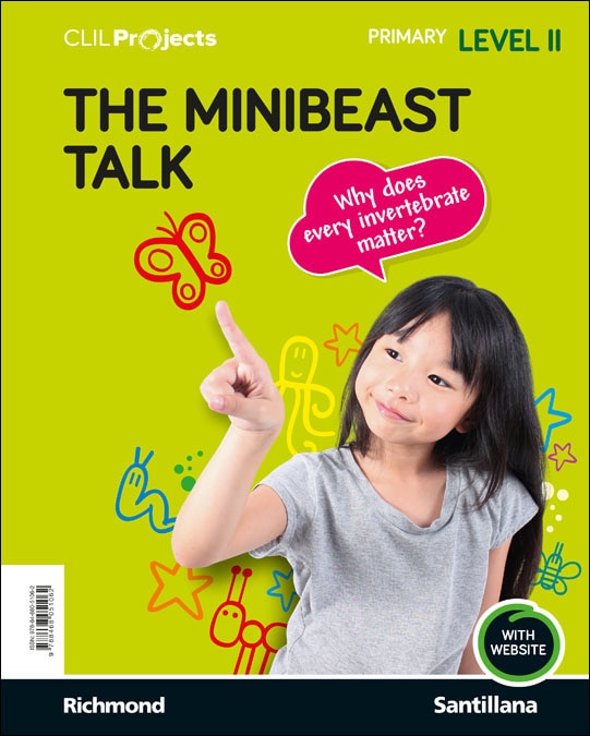 Portada de CLIL PROJECTS LEVEL II THE MINIBEAST TALK (Tapa blanda).
