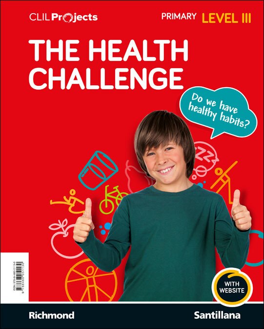Portada de CLIL PROJECTS LEVEL III HEALTH (Tapa blanda).