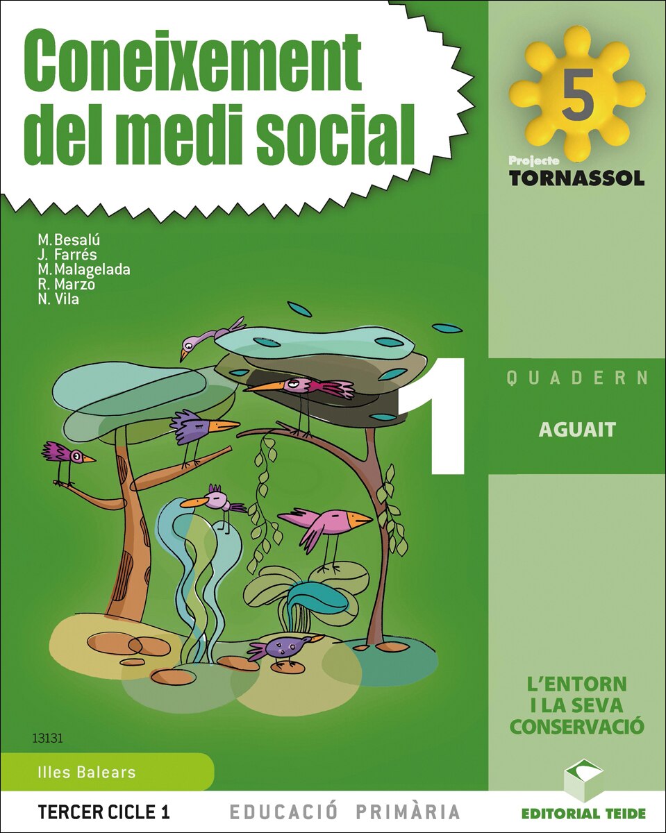 Quaderns. Coneixement del medi social 5 EPO. Projecte Tornassol