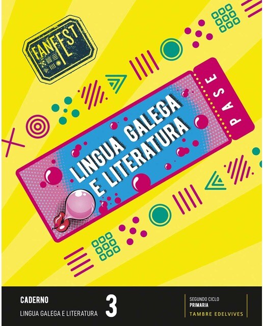Portada de Proxecto: FanFest. Lingua galega e Literatura 3 - Caderno.
