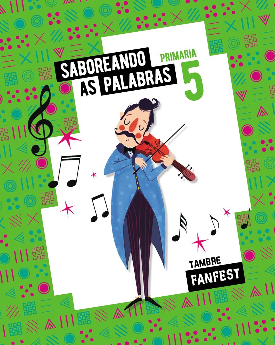 Portada de Proxecto: FanFest. Saboreando as palabras. 5 Primaria - Antoloxía.