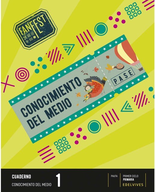 Proyecto: FanFest. Conocimiento del medio 1 - Cuaderno - Pauta  (Tapa blanda) 1