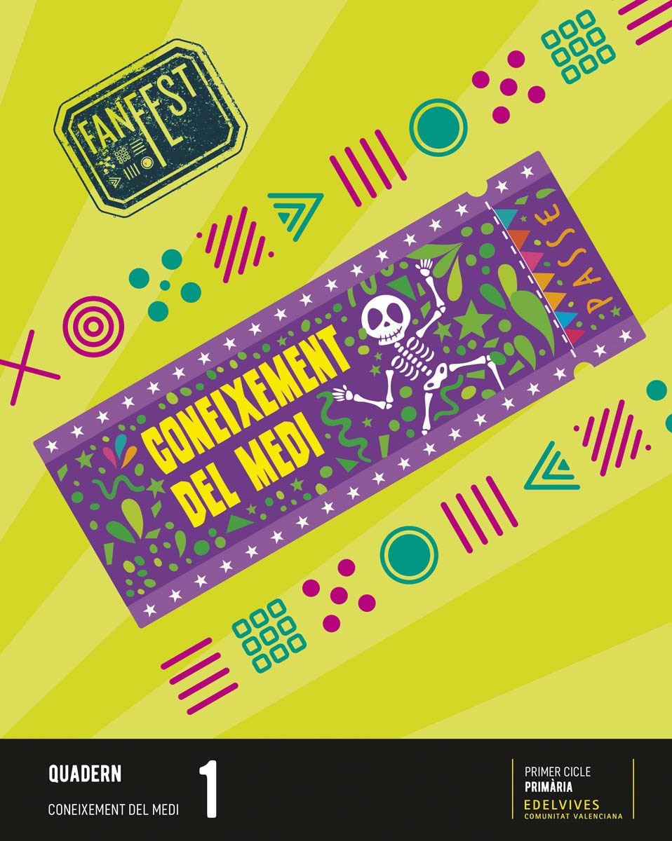 Portada de Projecte: FanFest. Coneixement del medi 1 - Quadern.